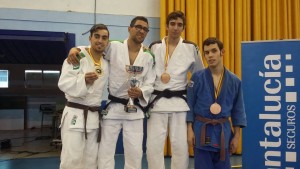Fotografía de los premiados en el Campeonato de España de judo para Ciegos y Deficientes Visuales