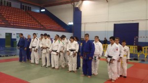 Participantes en el Campeonato de España de judo para Ciegos y Deficientes Visuales