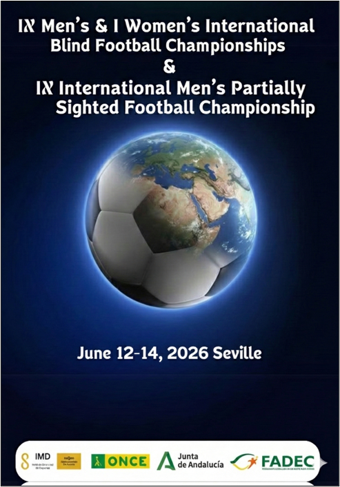 Cartel Campeonato Internacional de Fútbol 5 y Fútbol Sala
